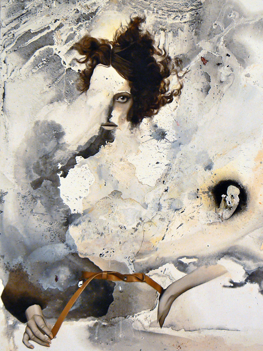 Anielka Hampson Painting Yesterday's Washout